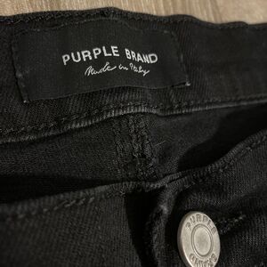 Purple Brand Men's Slim Black Jeans